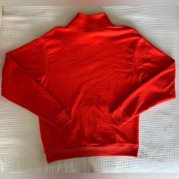 Victoria’s Secret PINK Y2K Orange Quarter Zip Oversized Crewneck Sweatshirt - Picture 6 of 8